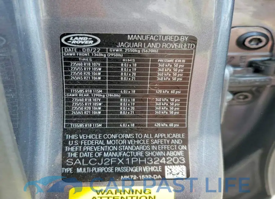 SALCJ2FX1PH324203# 12