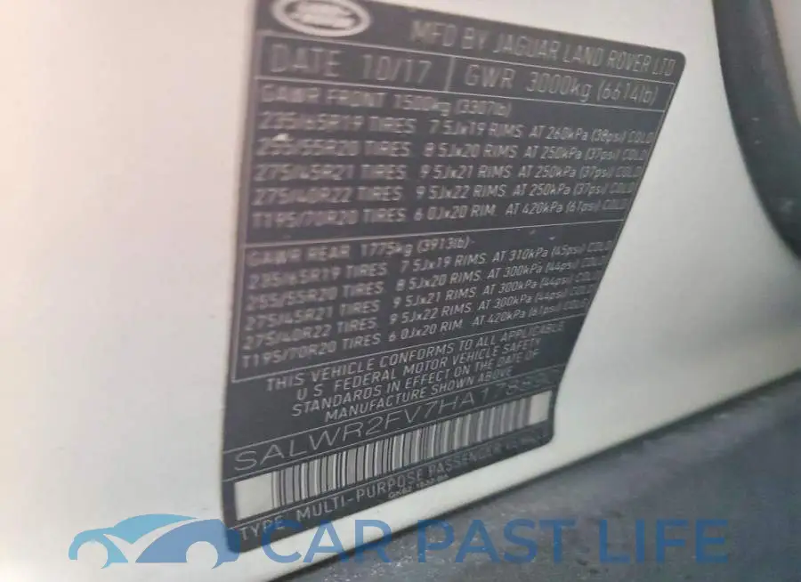 SALWR2FV7HA178890# 13