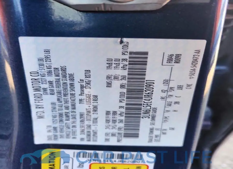 3LN6L5EC4JR620901# 12