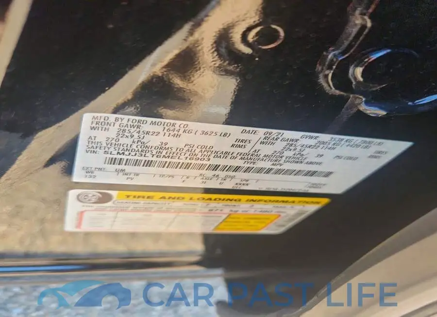 5LMJJ3LT6MEL16903# 13