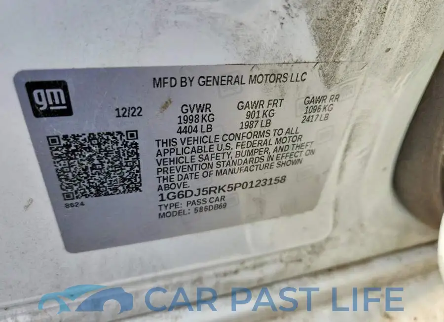1G6DJ5RK5P0123158# 12
