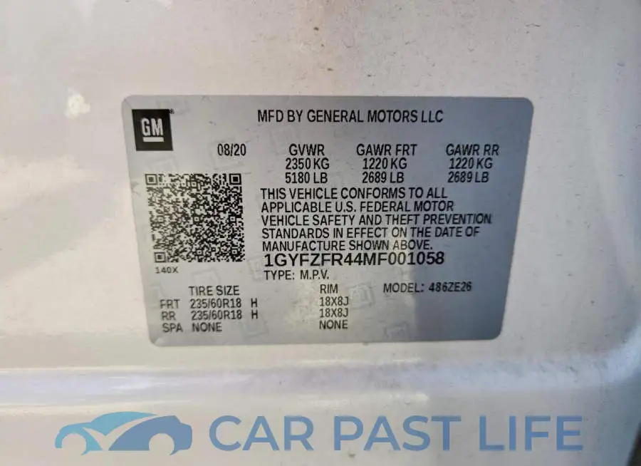 1GYFZFR44MF001058# 12