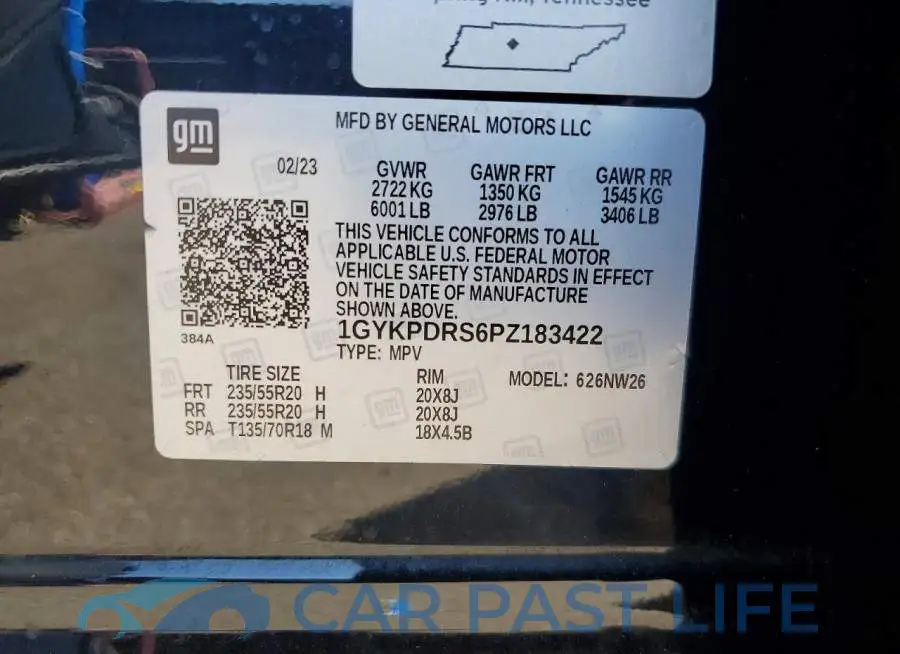 1GYKPDRS6PZ183422# 13