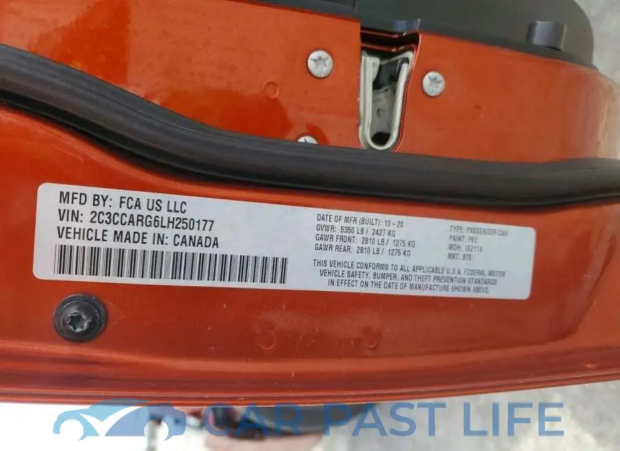 2C3CCARG6LH250177# 12