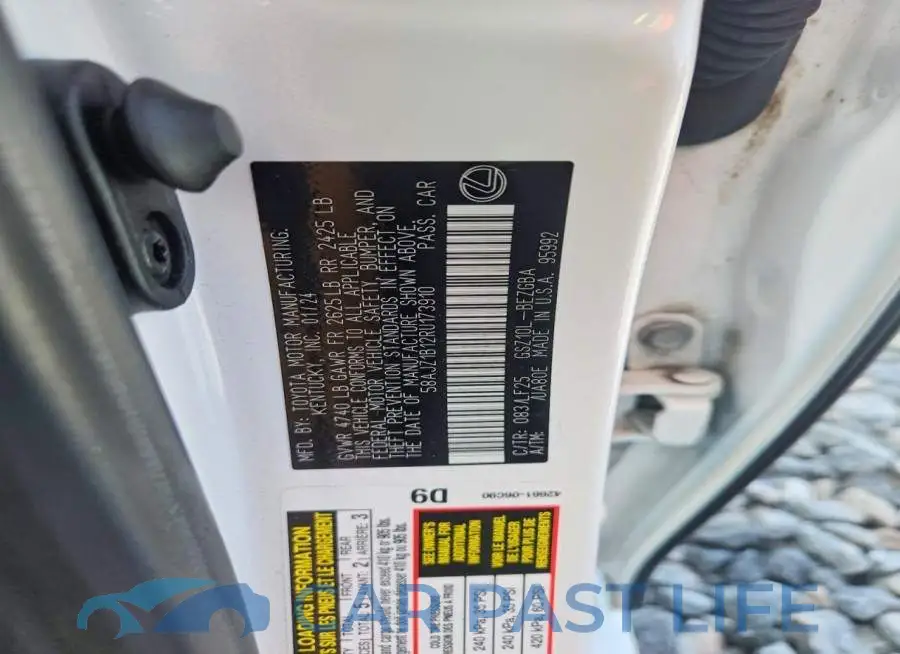 58AJZ1B12RU173910# 12