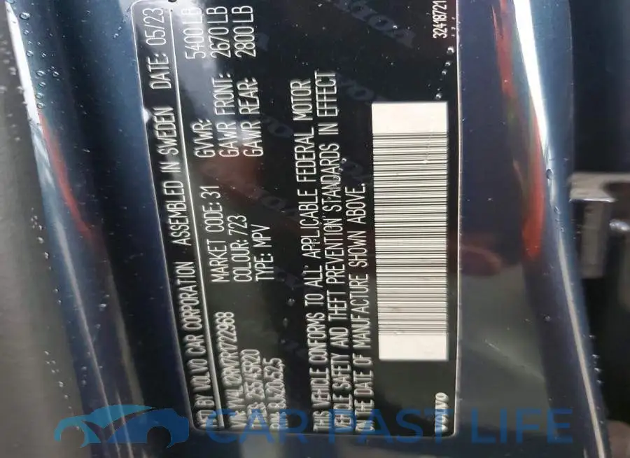 YV4L12RM7R1722968# 13
