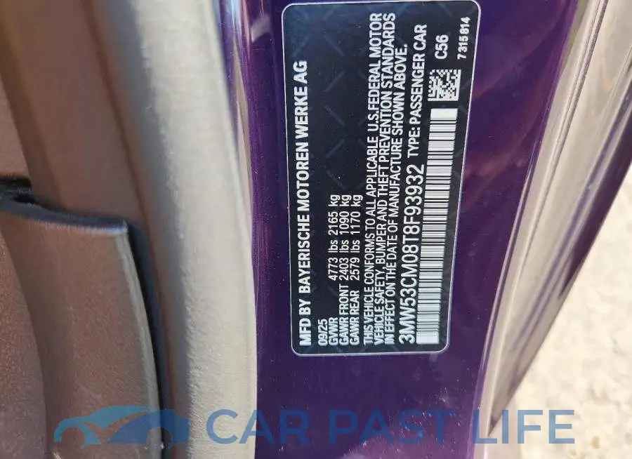 3MW53CM08T8F93932# 12