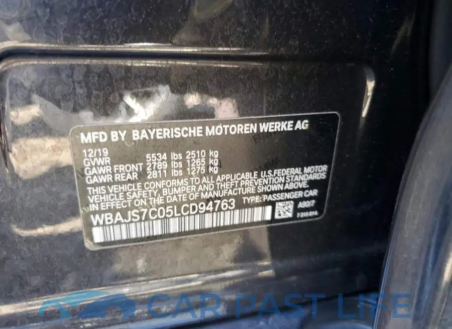 WBAJS7C05LCD94763# 12