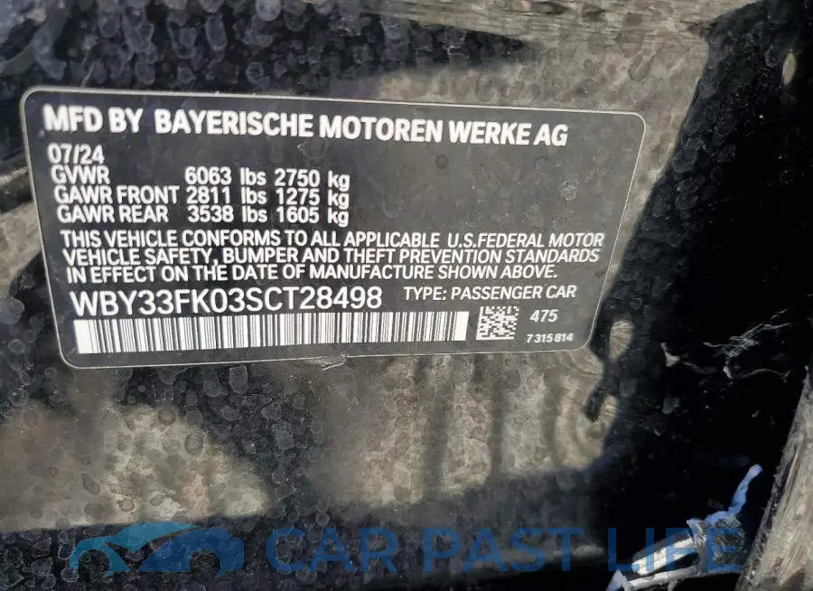 WBY33FK03SCT28498# 12
