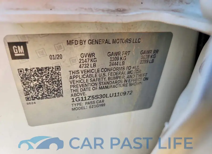 1G11Z5S30LU110972# 12