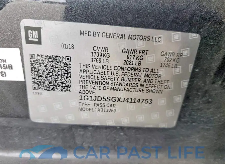1G1JD5SGXJ4114753# 13