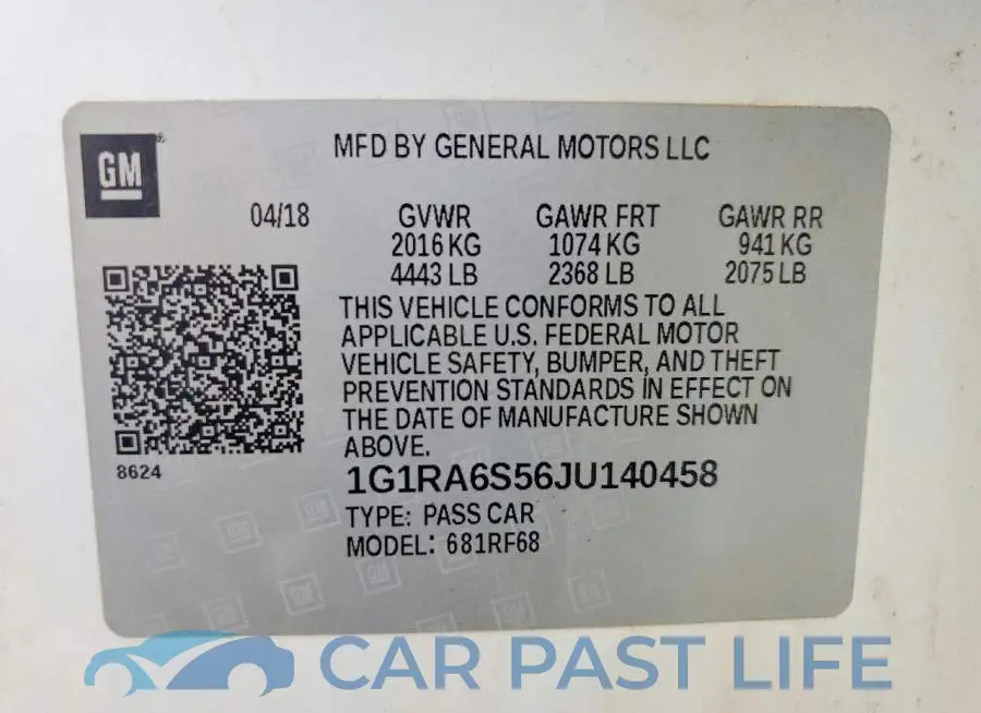 1G1RA6S56JU140458# 12