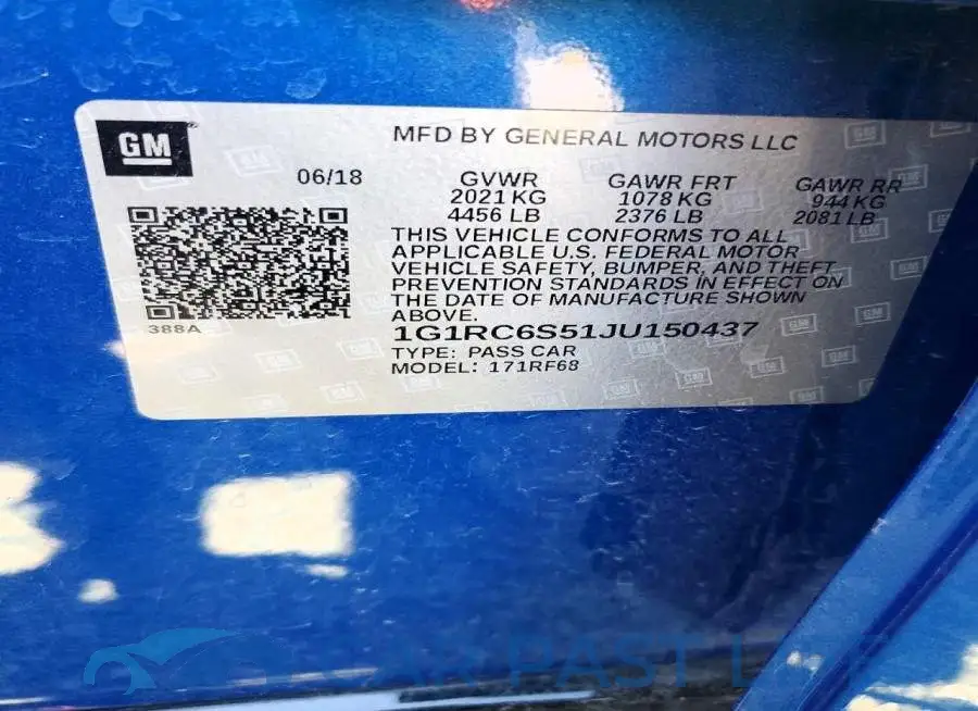1G1RC6S51JU150437# 12