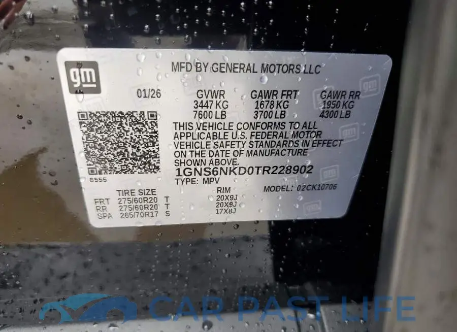 1GNS6NKD0TR228902# 13