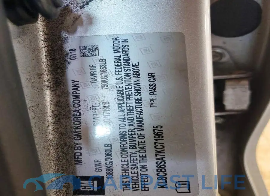 KL8CB6SA7KC719675# 12