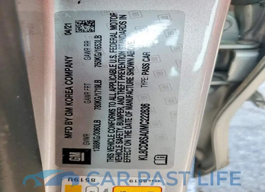 KL8CD6SA0MC222836# 12