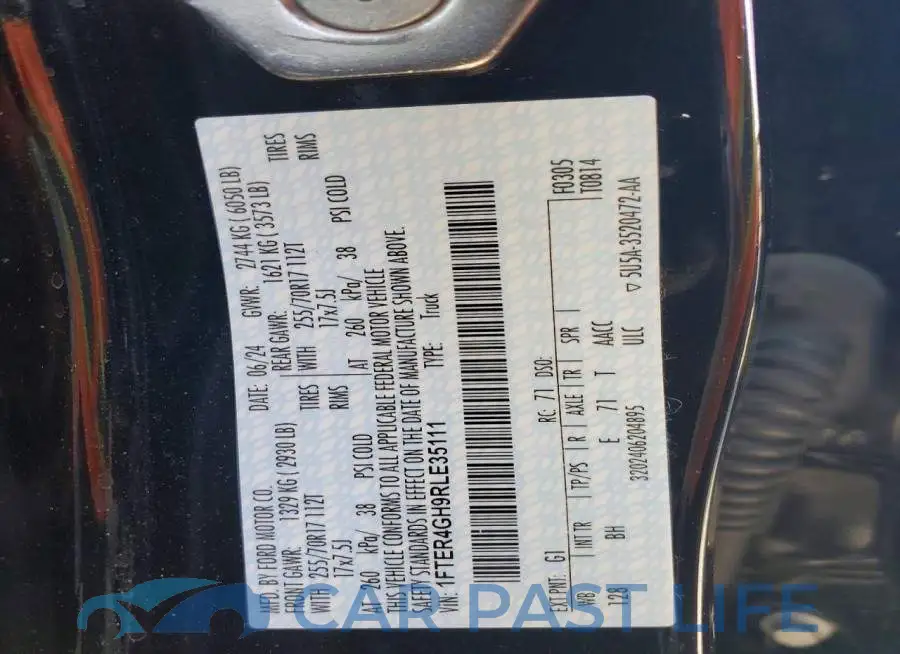 1FTER4GH9RLE35111# 12