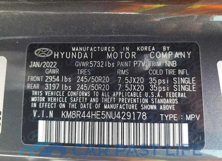 KM8R44HE5NU429178# 13