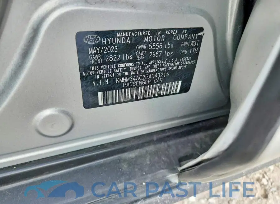 KMHM34AC2PA043215# 12