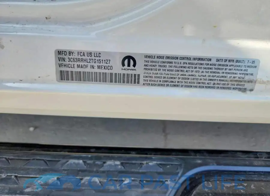 3C63RRHL2TG151127# 12