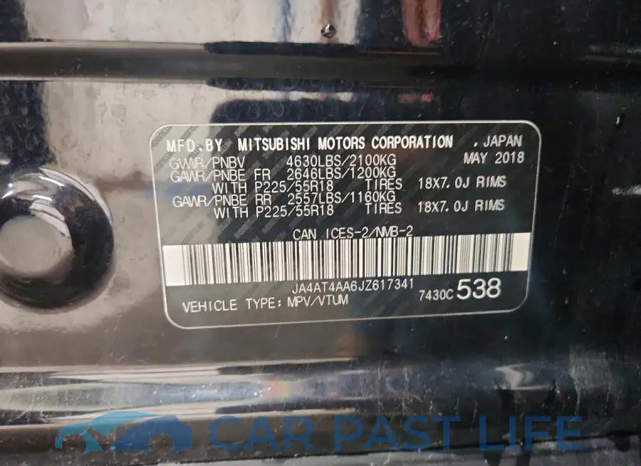 JA4AT4AA6JZ617341# 14