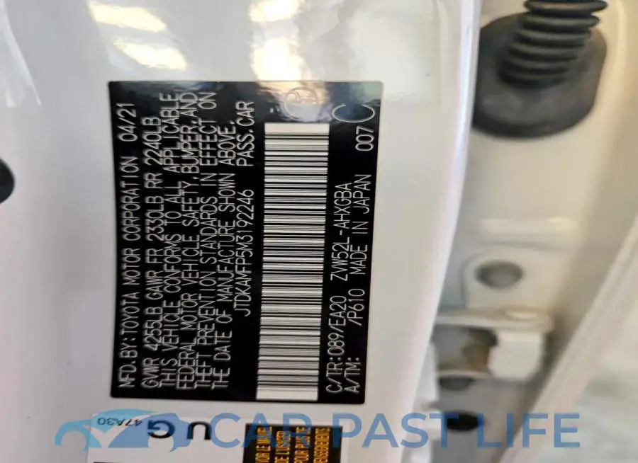 JTDKAMFP5M3192246# 12