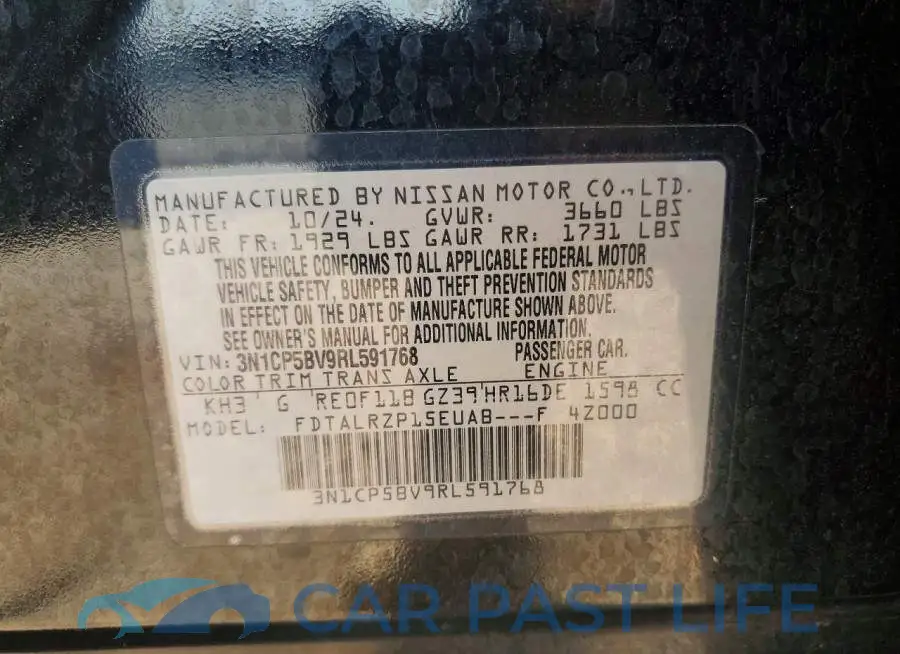 3N1CP5BV9RL591768# 14