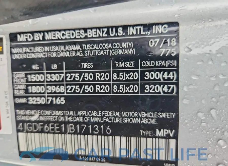 4JGDF6EE1JB171316# 14