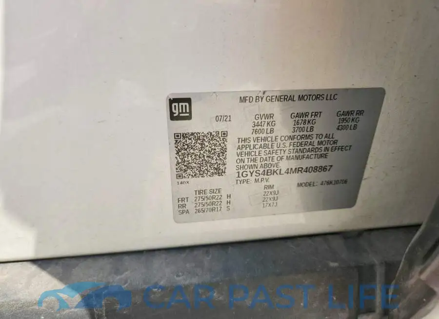 1GYS4BKL4MR408867# 13