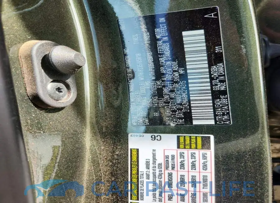 2T2AZMAA8MC214315# 13