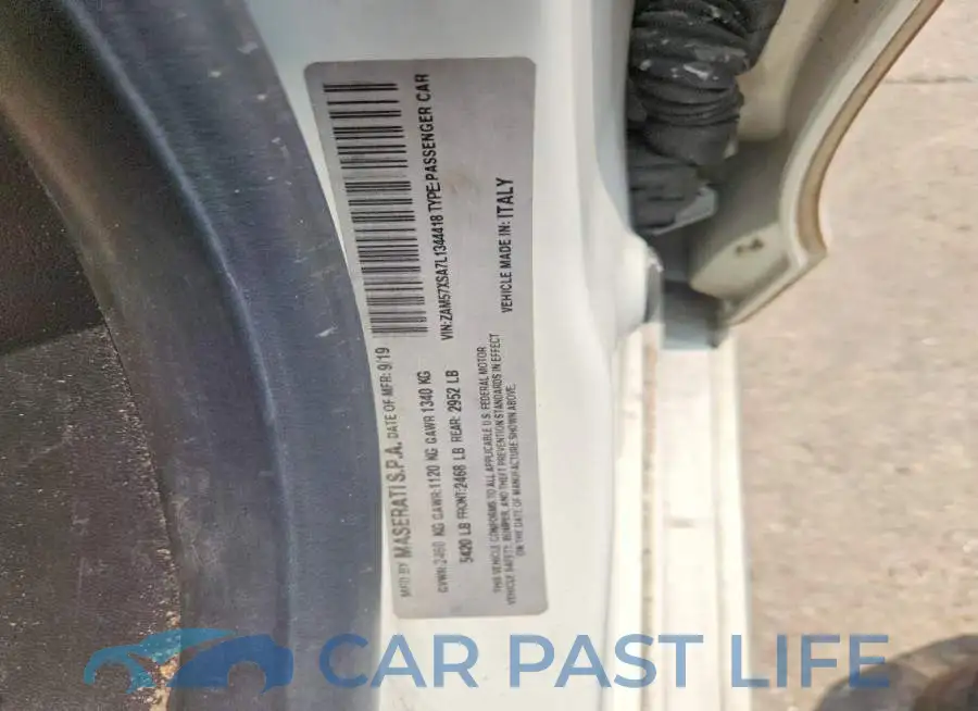 ZAM57XSA7L1344418# 12