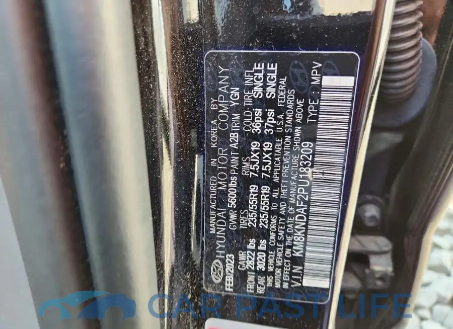 KM8KNDAF2PU183209# 14