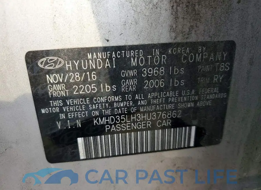KMHD35LH3HU376862# 12