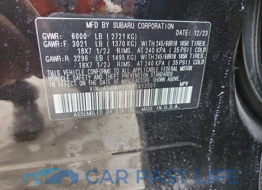 4S4WMAED6R3413001# 12