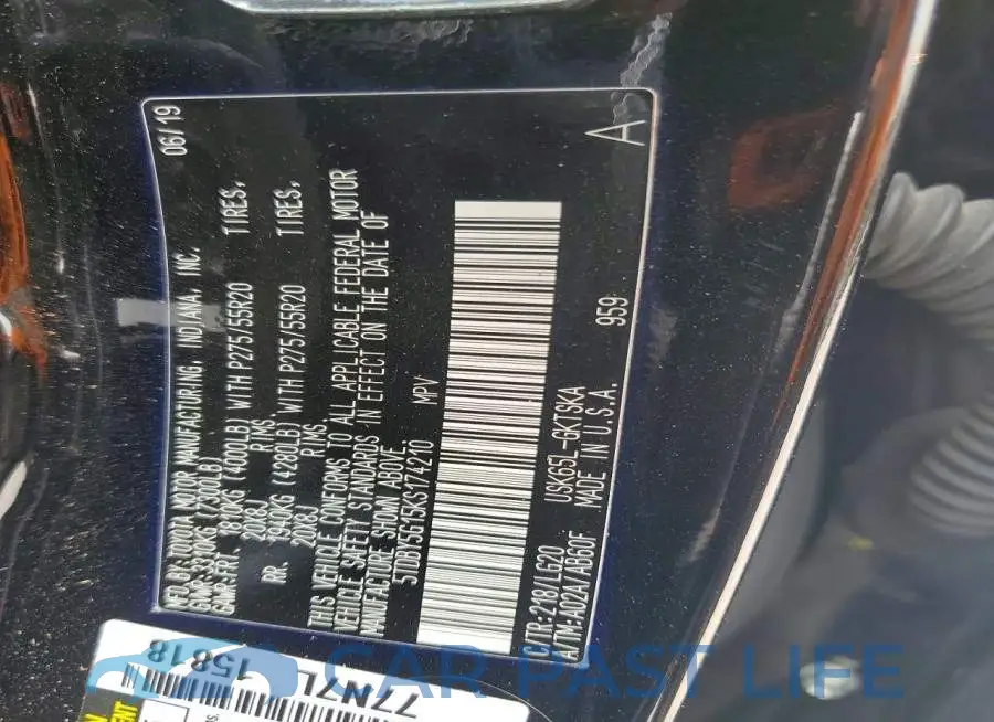 5TDBY5G15KS174210# 13