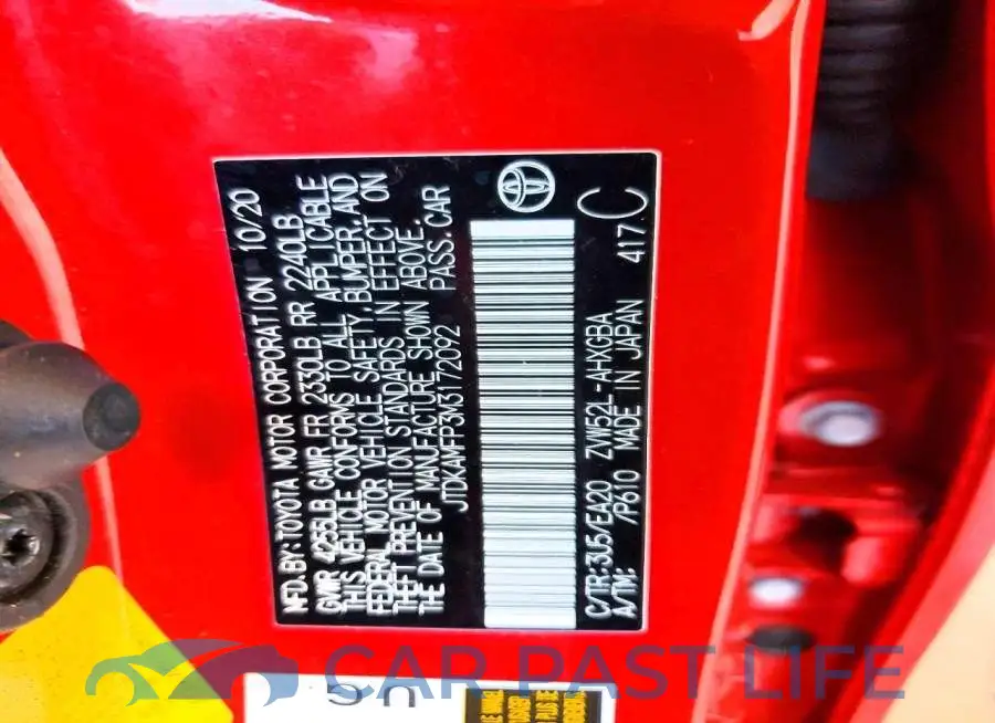 JTDKAMFP3M3172092# 13