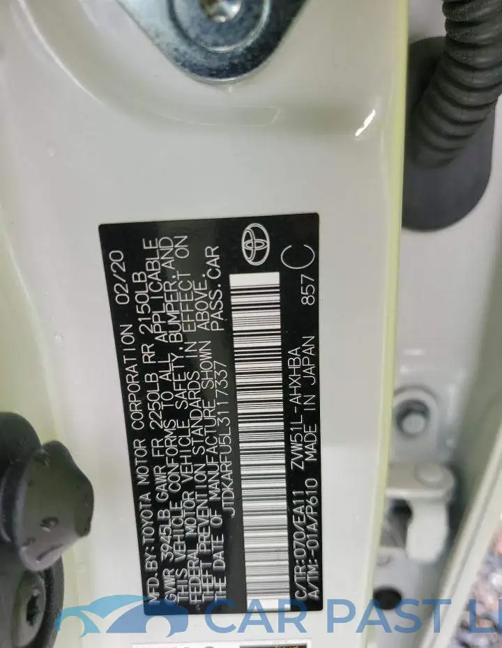 JTDKARFU5L3117337# 12