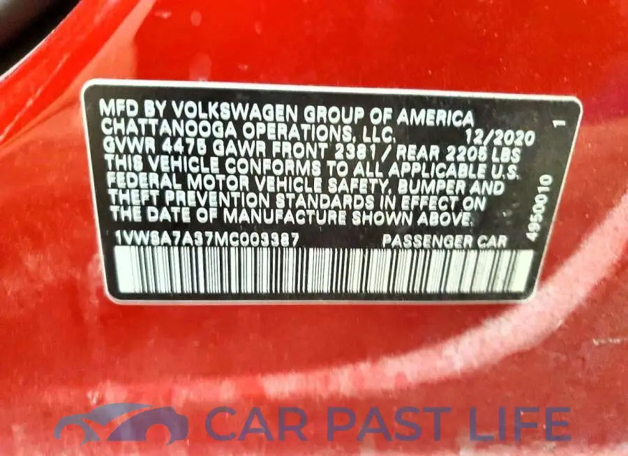 1VWSA7A37MC003387# 12