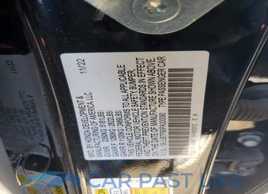 19UUB7F90PA000080# 12