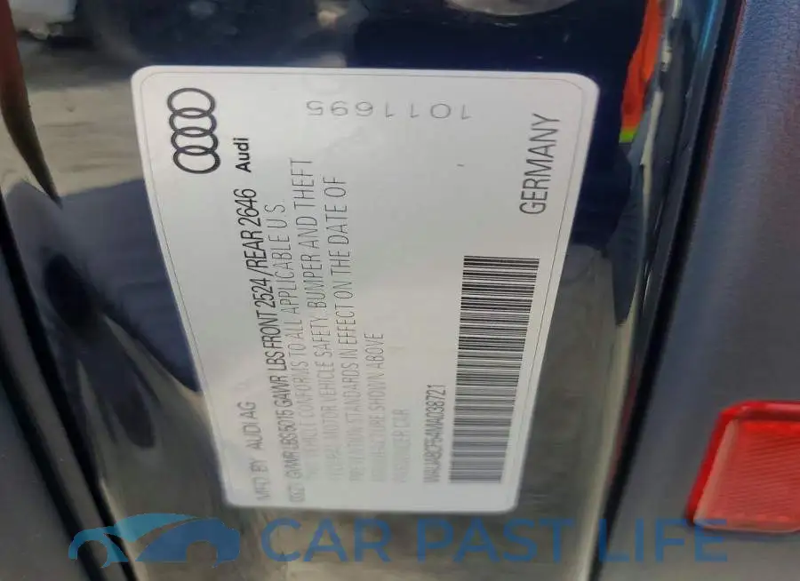 WAUABCF54MA038721# 13