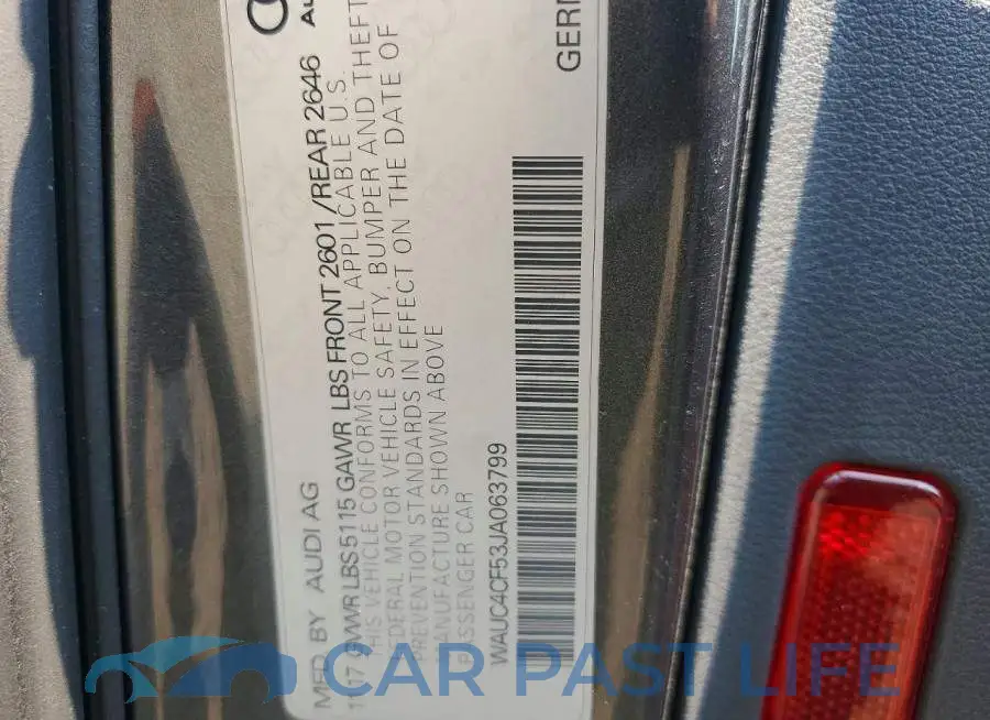 WAUC4CF53JA063799# 13