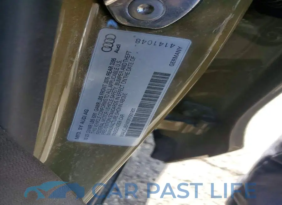 WAUCJBFW0R7001801# 12