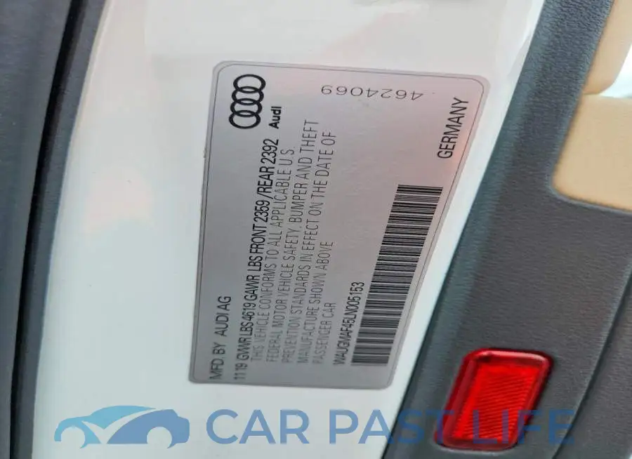 WAUGMAF45LN005153# 12