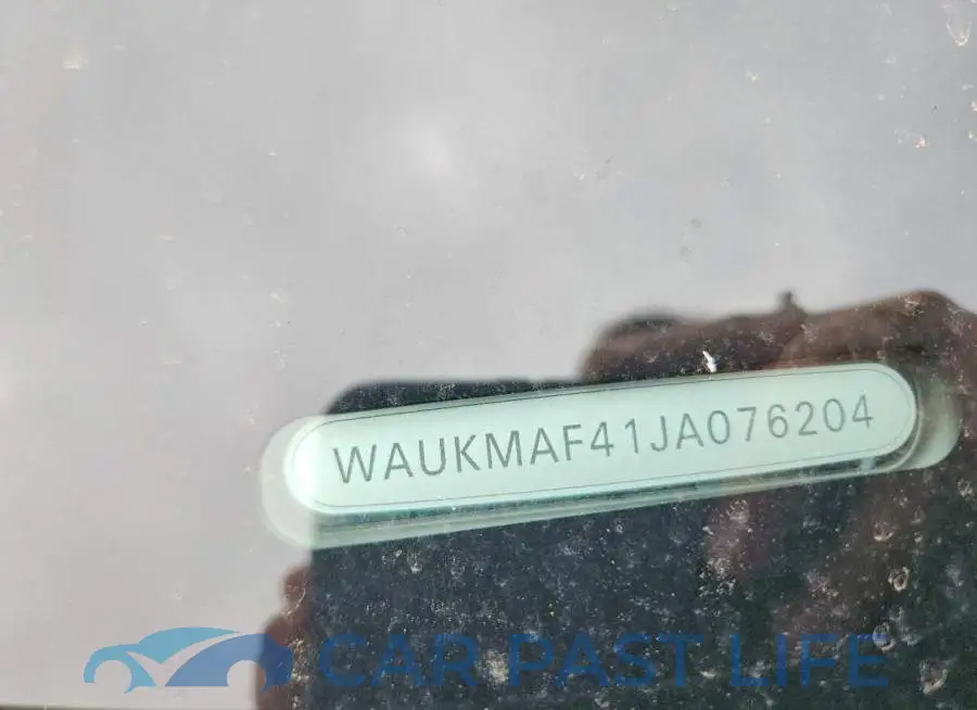 WAUKMAF41JA076204# 12