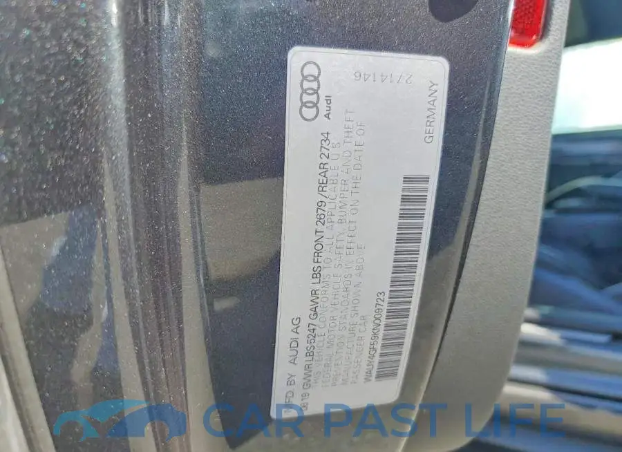 WAUY4GF59KN009723# 13