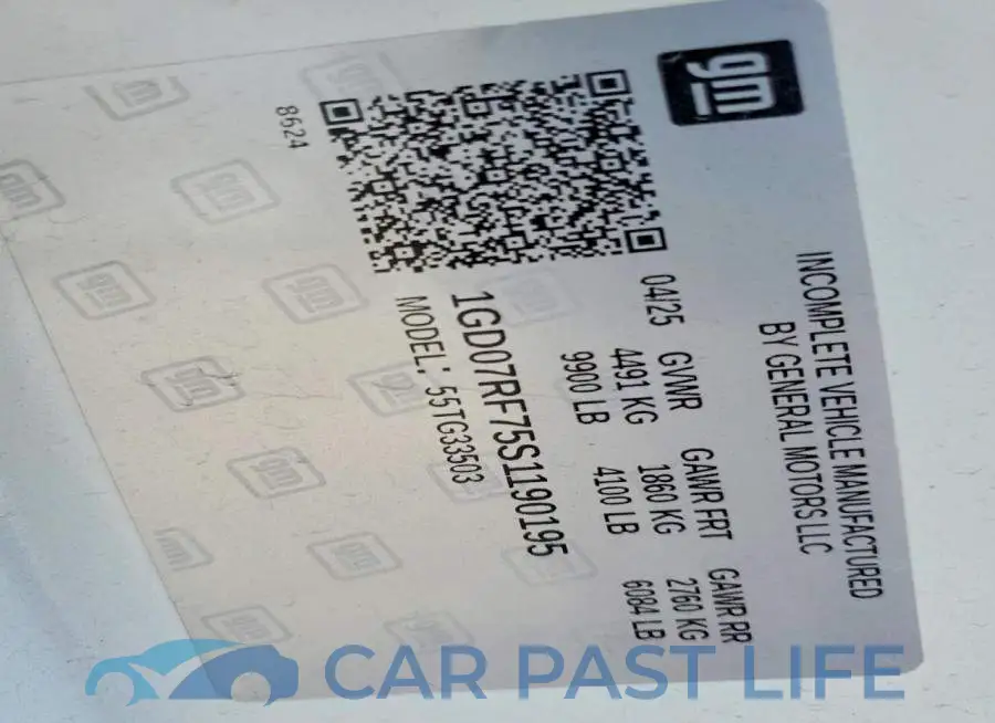 1GD07RF75S1190195# 12