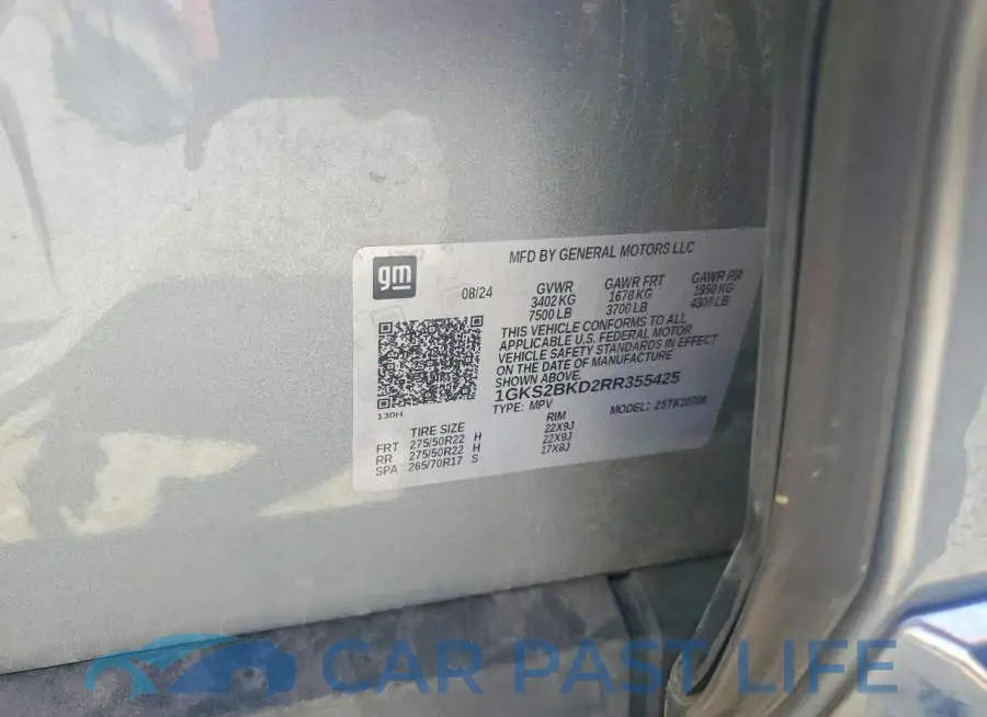 1GKS2BKD2RR355425# 13