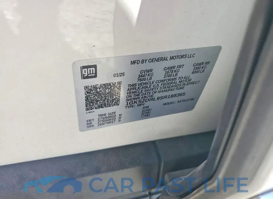 1GKS2DRL9SR188365# 13