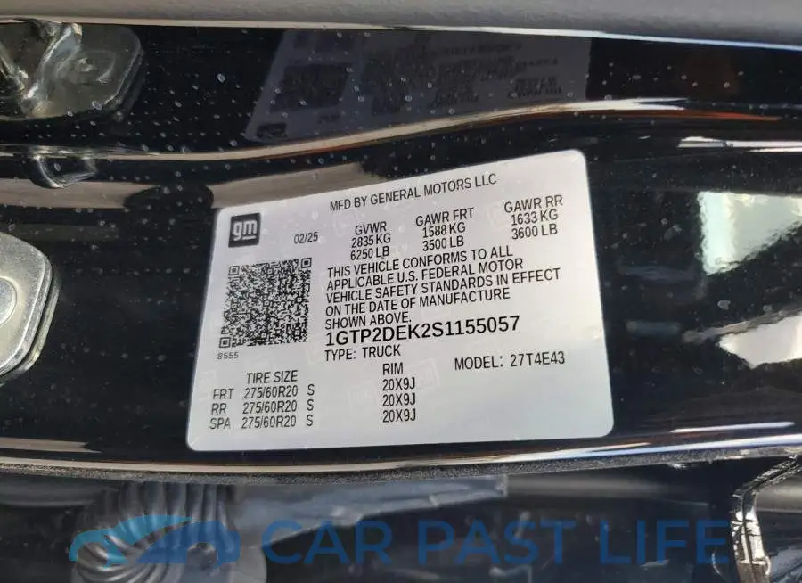 1GTP2DEK2S1155057# 12