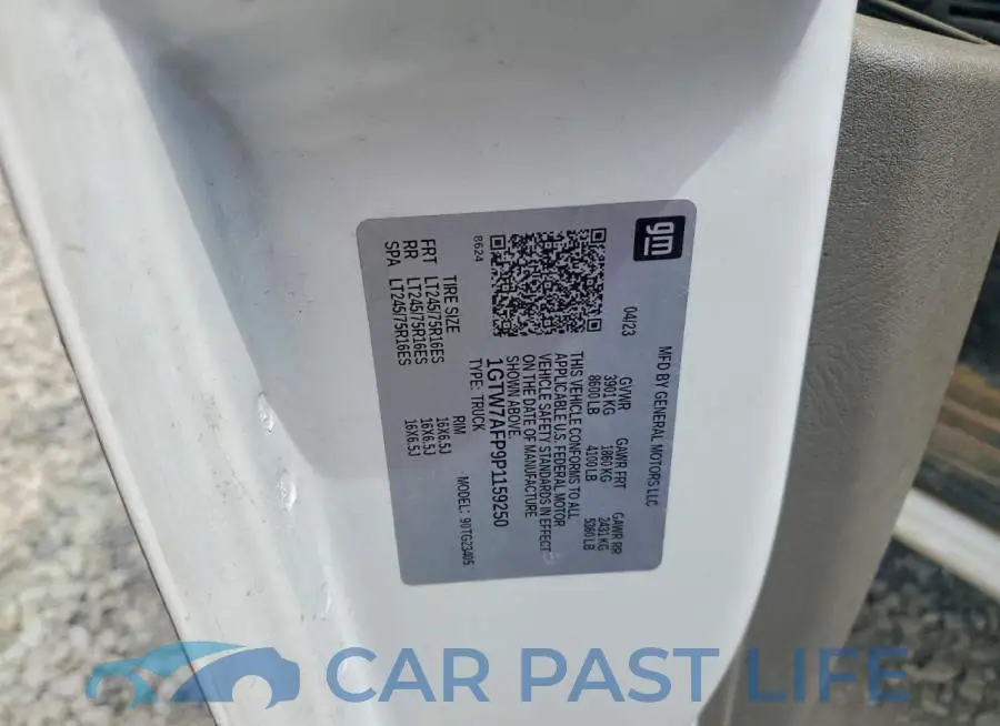 1GTW7AFP9P1159250# 13